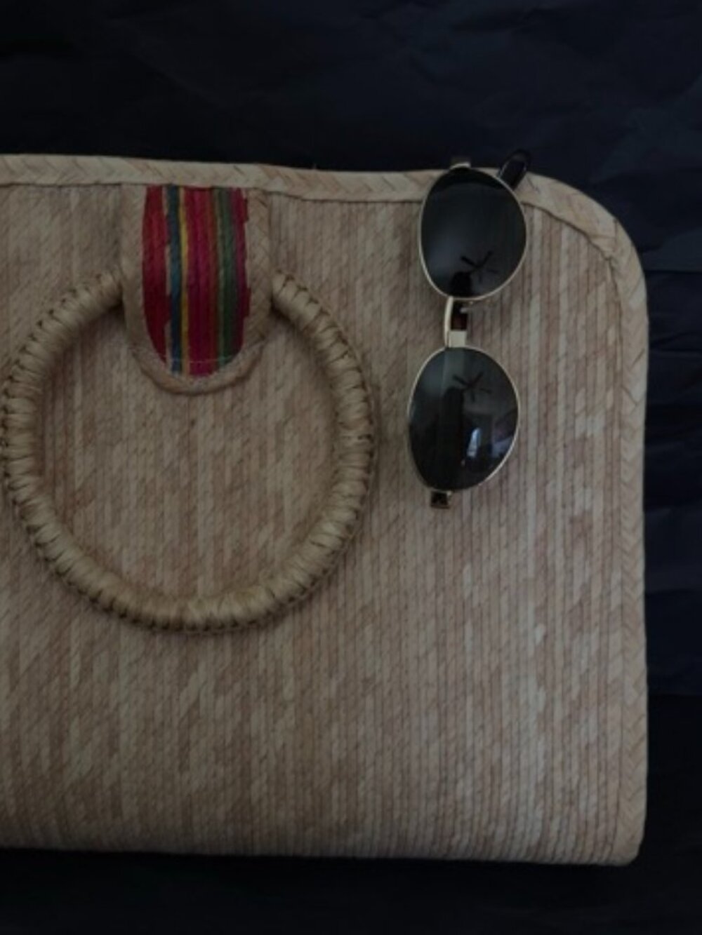 SUMMER DUO: Woven Straw Tote + Quince Sunglasses